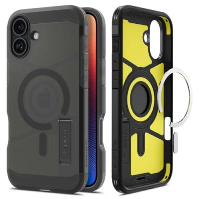 Image de Spigen Tough Armor (AI) MagFit Coque Compatible avec iPhone 6.1&quot; (2024) Frost Noir