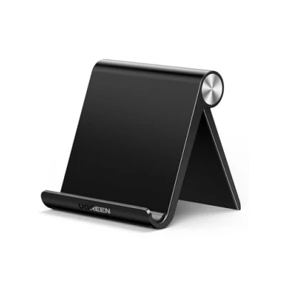 Image de UGREEN Support Téléphone Bureau Réglable Pose Portable Pliable Compatible avec iPhone 16 Plus Pro Max 15 14 13 12 Galaxy S24 Ultra S23 S22 S21 Pixel 8 7 (Noir)