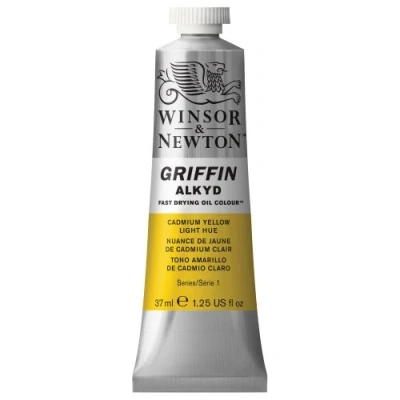 Image de Winsor &amp; Newton Griffin Alkyd Huile Tube 37ml 119 Nuance de Jaune Cadmium Pâle
