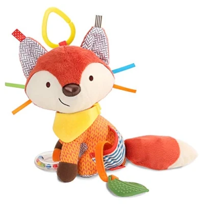 Image de Skip Hop Peluche Renard d&#039;Activités avec Anneau de Dentition Jouet d&#039;Éveil Naissance Bébé Interactif Jeu Multisensoriel + Hochets Stimule &amp; Motricité Facile à Tenir en Main