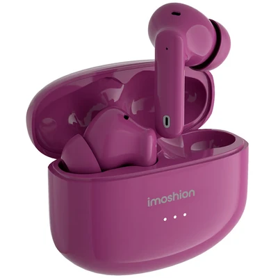 Image de imoshion Aura Pro Écouteurs intra auriculaires sans fil Réduction active du bruit (ANC) Bordeaux Neuf
