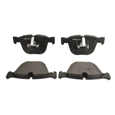 Image de DELPHI LP2141 Jeu de plaquettes frein préparé pour indicateur d&#039;usure avec tôle anti bruit sans accessoires BMW: 5 GT, 7