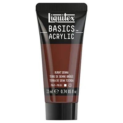 Image de Liquitex Acrylique Basics Tube 22 ml Terre Sienne Brulee ROW