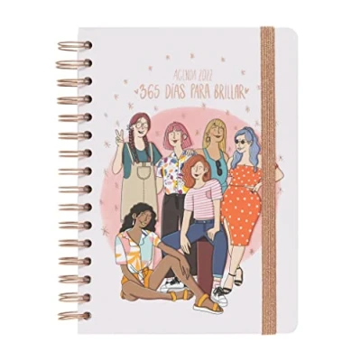 Image de Grupo Erik Agenda 2022 Semainier 365 Dias para brillar A5 Español, de Janvier à Décembre Spirale 14,8 x 21 cm Etudiant, Professionnel AAESVA52210