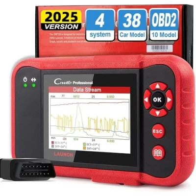 Image de LAUNCH Alimenté par pile CRP123 Valise Diagnostic Auto obd2 français pour Codes d’Erreur, Moteur/ABS/SRS/Boite lecteur de Automobile Voiture