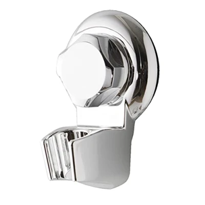 Image de Compactor Support de douchette à ventouse Argent 7.1 x 5.5 H.11 cm