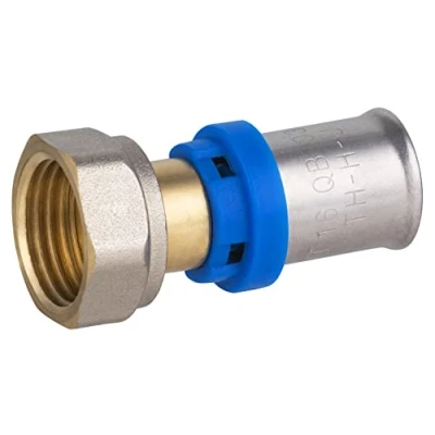 Image de Raccord Multicouche à Sertir Multi profils Ø16 Femelle Tournant 15x21 NOYON &amp; THIEBAULT