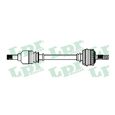 Image de LPR DS37142 Arbre de transmission 567, 600 OPEL: Corsa C 3/5 portes, Meriva A, B portes