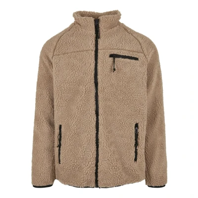 Image de Brandit Teddy Veste polaire, Homme, Taille: Medium, Camel