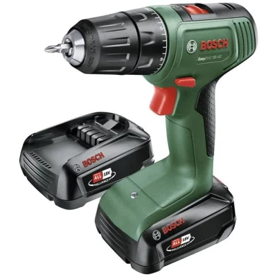 Image de Bosch Home and Garden Perceuse Visseuse sans fil EasyDrill 18V 40 (2 Batteries 2,0 Ah, Système 18 V, dans Coffret de Transport)