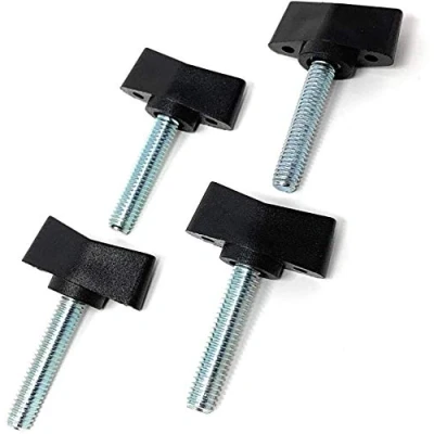 Image de Design61 4 vis à ailettes en plastique avec boulons filetés acier M5 x 49 mm