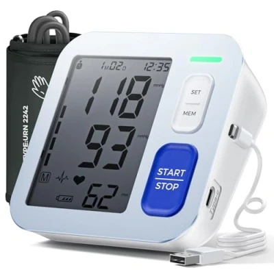 Image de Mini Projecteur Tensiomètre Bras Professionnel (Bianco) Tensiometre Bras, avec écran LCD
