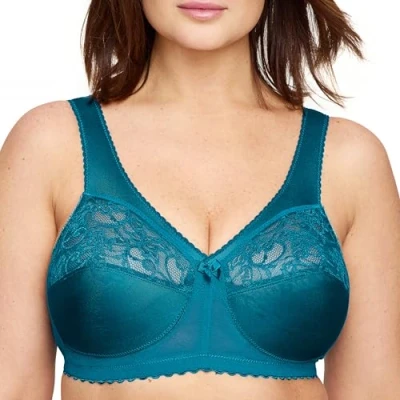Image de Glamorise 1000 Full Coverage Bra, Bleu pétrole, 135D Femme