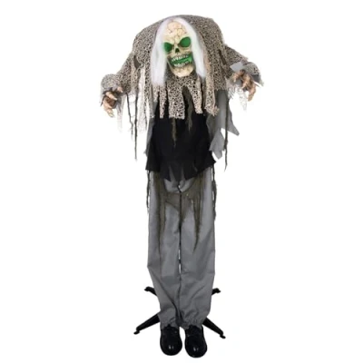Image de Automate Monstre bossu PTIT CLOWN 24062 Halloween Animé Sonore Lumineux Animatronique Animatronics 160 cm