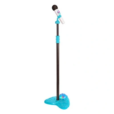 Image de B. Toys Mic It Shine Microphone avec Musique Connexion Bluetooth et Hauteur Extensible 5 chansons, lumières Fonction d&#039;enregistrement 3 Ans +