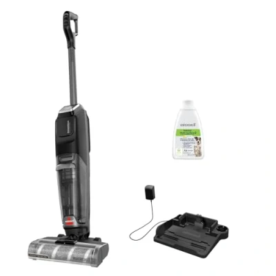 Image de BISSELL CrossWave OmniForce Edge, Aspirateur Laveur a Eau, aspiration et lavage simultanés ou puissante uniquement, Technologie ZeroGap, Sans fil, Nettoyeur multi surface, 4017N