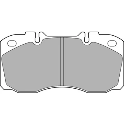 Image de DELPHI LP2138 Jeu de plaquettes frein préparé pour indicateur d&#039;usure avec tôle anti bruit sans accessoires IVECO: DAILY 6 , 4 Kasten/Kombi