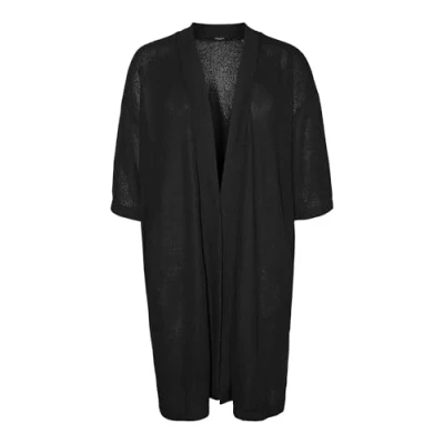 Image de Vero Moda Curve Vmceddie OPEN LONG Gilet, Femme, Taille: 48/50, Black