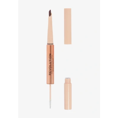 Image de Makeup Revolution Fluffy BROW Filter DUO Teinture à sourcils, Taille: One Size, Medium brown