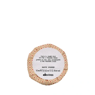 Image de Davines Cire More Inside Straight &amp; Shine brillante 75 ml