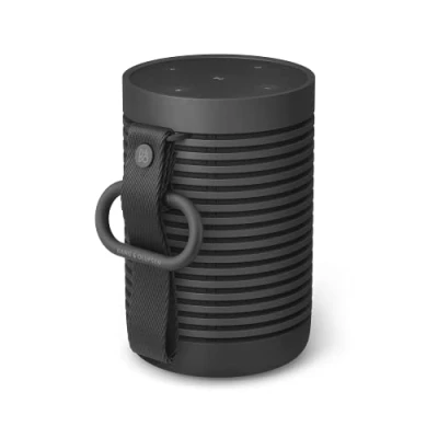 Image de Bang &amp; Olufsen Beosound Explore Enceinte Bluetooth Portable Sans Fil pour l&#039;Extérieur, la Maison et les Voyages, Qualité IP67 Étanche Jusqu&#039;à 27 H d’Autonomie Noir