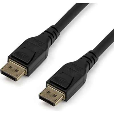 Image de StarTech.com Câble Certifié VESA DisplayPort 1.4 5m 8K 60Hz HBR3 HDR Cordon Écran Super UHD vers Fin Ultra HD 4K 120Hz DP M/M Connecteur Neuf