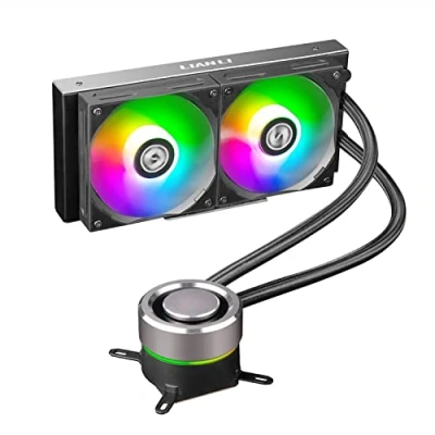 Image de Lian Li Galahad AIO 240 Processeur Refroidisseur de liquide tout en un Noir Neuf