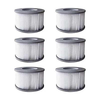Image de YanBan 6pcs Filtres de Bain à remous pour MSPA piscines gonflables, Pompe Cartouche filtrante Version améliorée Tous Les spas actuels