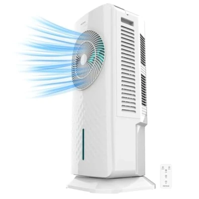 Image de Cecotec Rafraîchisseur d’Air EnergySilence 3500 Cool Compact Smart 60 W, Diamètre 104 cm, 3 Vitesses, Diffuseur d&#039;Arômes et Oscillation 50, Utilisation Facile, Poignée de Transport
