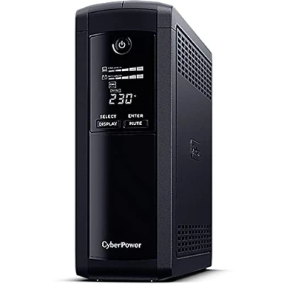 Image de CyberPower VP1200ELCD Alimentation d&#039;énergie Non interruptible Interactivité de Ligne 1200 VA 720 W 4 Sortie(s) CA