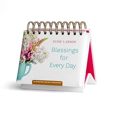 Image de DaySpring Calendrier à rabat Susie Larson Blessings for Every Day, blanc 49911