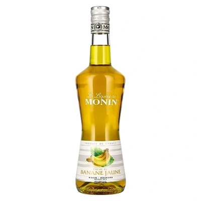 Image de MONIN Liqueur de Banane Jaune 70cl