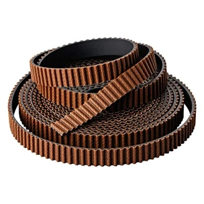 Image de Turmberg3D GT2 Courroie de Distribution 2m x 6mm Cordon traction en fibre verre Surface dent nylon rouge résistant à l&#039;usure