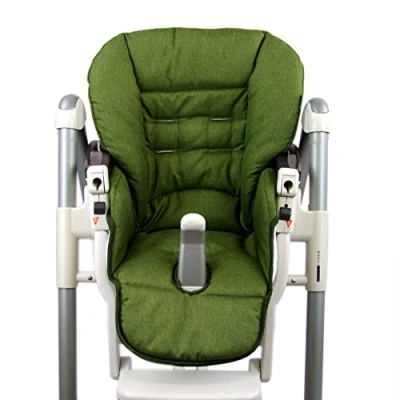 Image de Housse de coussin rechange pour chaise salle à manger Peg Perego Prima Pappa Mélié (vert chiné)