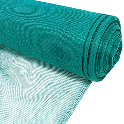 Image de Filet Brise Vent Vert 110gsm Clôture de Protection des Plantes Écran Jardin en Maille (3m x 50m)