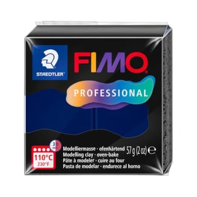 Image de STAEDTLER 8040 34 ST Pâte à modeler Fimo Prof 57 g Bleu marine Standard