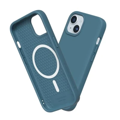Image de RhinoShield Coque Compatible avec [iPhone 15 Plus] SolidSuit Magsafe Fine Technologie d&#039;absorption des Chocs et Finition Premium Mate Océan Bleu