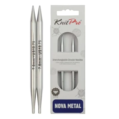 Image de KnitPro KP10407 Nova Aiguille Interchangeable Circulaire Normale Bois Multicolore 22 x 0,7 11,2 cm