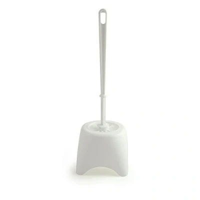 Image de Bentley industriel P3302/blanc Ensemble de brosse WC avec support