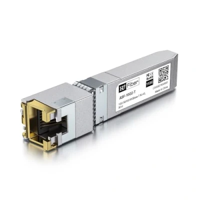 Image de 10GBASE T SFP+ émetteur récepteur 30 mètres, vers RJ45, 10G Module Ethernet Compatible avec Cisco SFP S,MA 10GB T,Ubiquiti UniFi UF RJ45 10G,Mikrotik S+RJ10,NetgearAXM765