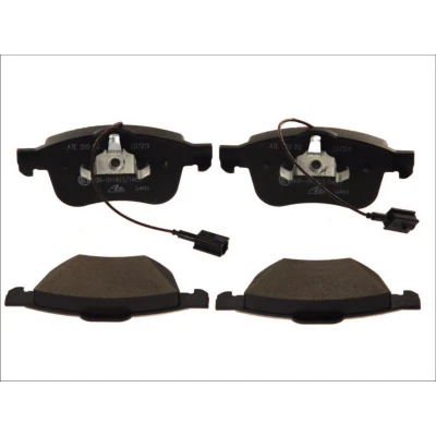 Image de ATE Ceramic 13.0470 7211.2 Jeu de plaquettes frein contact signal d&#039;usure inclus ALFA ROMEO: 159 Sportwagon, Berline, Brera