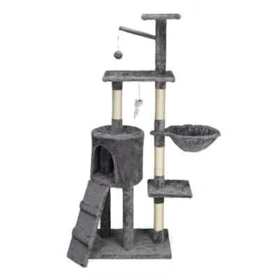 Image de MON AMI LUKI Arbre A Chat Tres Grand MODELE 49x35x138CM Anthracite