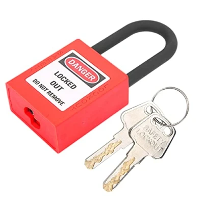 Image de Verrou de consignation, cadenas consignation portable 38 mm pour outil sécurité(rouge)