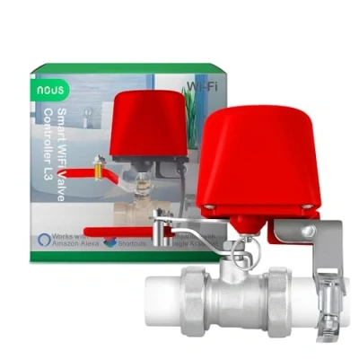 Image de NOUS L3 Wifi Robinet d&#039;eau électrique, Google Assistant, compatible Amazon Alexa, Smart Home TUYA smsrt life, Programmateur d&#039;arrosage de jardin Smart, WLAN, Only 2.4 GHz