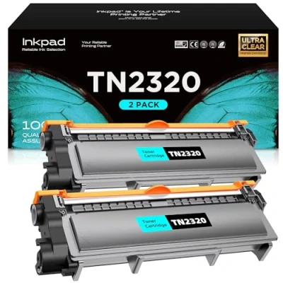 Image de iNKPAD TN2320 Toner Compatible avec Brother TN 2320 2310 pour MFC L2700DW L2700DN HL L2340DW L2300D L2720DW DCP L2520DW L2540DN L2740DW L2360DN