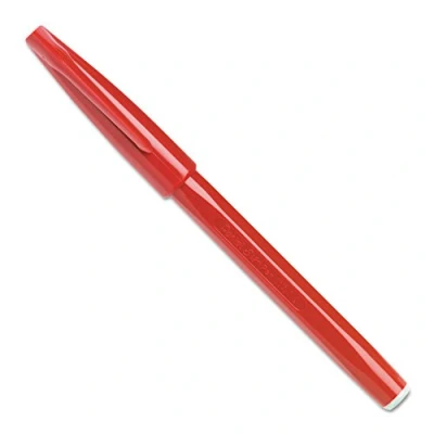 Image de Pentel Sign Pen Stylo feutre à Pointe fibre fine Acrylique Rouge