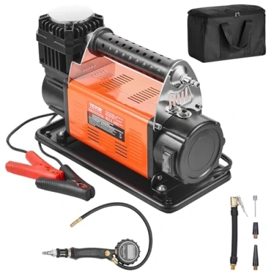 Image de VEVOR 12V Luchtcompressor Luchtpomp Persluchtcompressor Auto 7.06CFM 150PSI