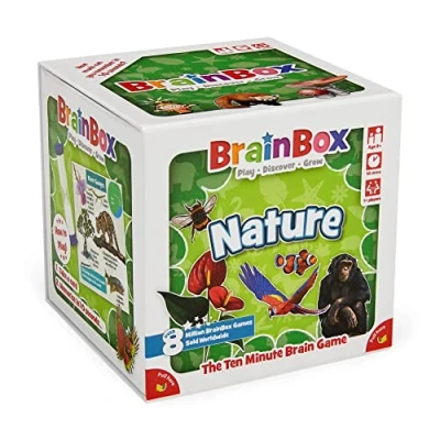 Image de Brainbox Nature (Refresh 2022) Card Game Ages 8+ 1+ Players 10 Minutes Playing Time, GREG124403