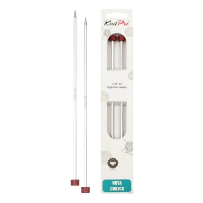 Image de KnitPro KP12278 Cubique de Nova Aiguille Simple Pointe Bois Multicolore 17,5 x 1,7 5 cm