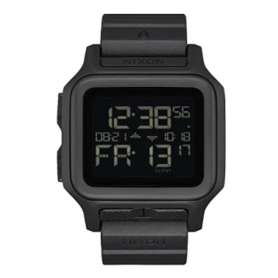 Image de Nixon Mixte Numérique Automatique Japonais Montre avec Bracelet en Polycarbonate A1170 001 00